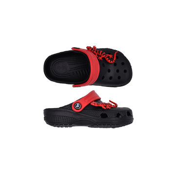 DĚTSKÉ CLOGS BLACK/RED
