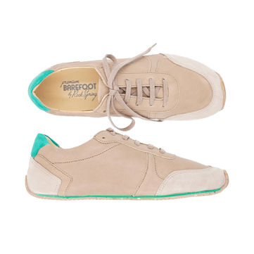 LUGANA KID SUEDE TAUPE/GREEN