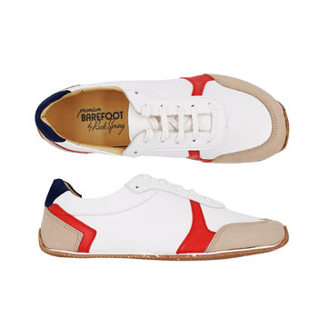LUGANA NUBUCK CORDERO WHITE/RED/BLUE