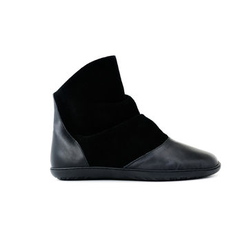 LYON SOFTY/OILED SUEDE BLACK