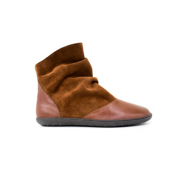 LYON SOFTY/OILED SUEDE BROWN