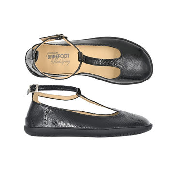 SYRACUSE SNAKE PATENT BLACK