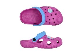DĚTSKÉ CLOGS FUSHIA/BLUE