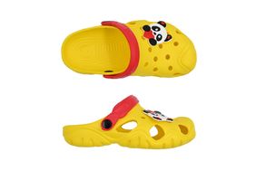 DĚTSKÉ CLOGS YELLOW/RED